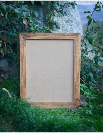 Cadre photo vieux bois 50x70 cm