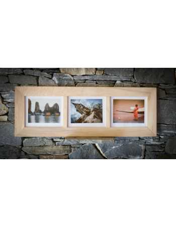 Cadre photo triptyque