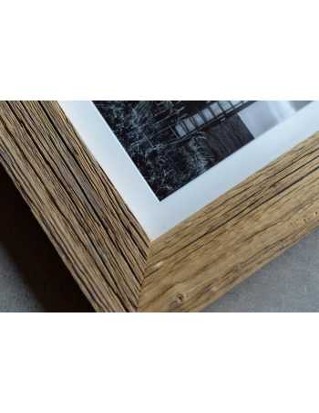 cadre photo bois artisanal 48x50 cm