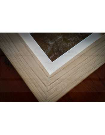 Cadre en bois chêne naturel 50x75cm - Qualité Premium - ArtPhotoLimited
