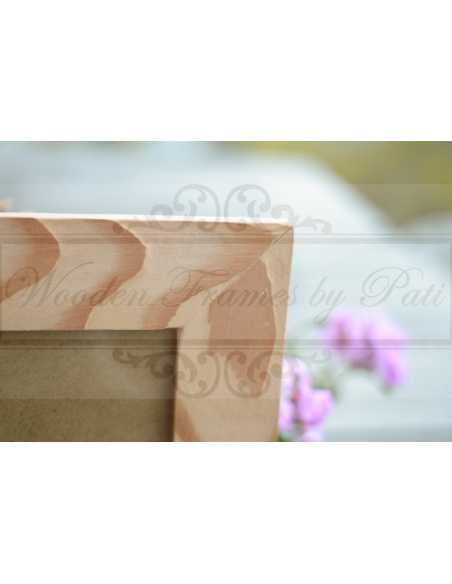 Bord du cadre photo bois brossé, Patrycja Caban , Wooden Frames by Pati