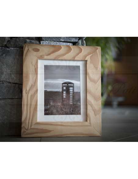 cadre photo en bois douglas sur mesure