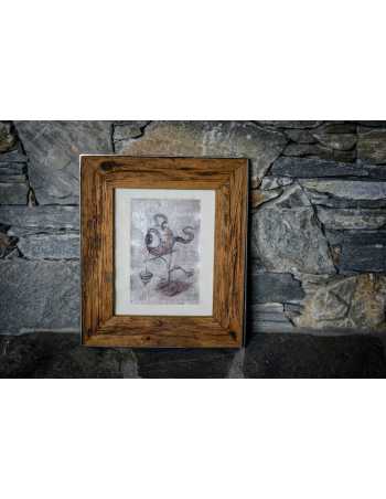 Cadre photo en vieux bois brossé - La Maison De Judith