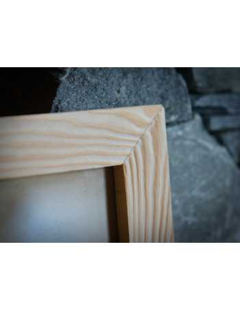 Cadre photo carré 40x40 cm noir bois carbonisé Cadre pour photo 40x40 cm  Largeur de baguette 3-4 cm Verre Verre simple 2mm